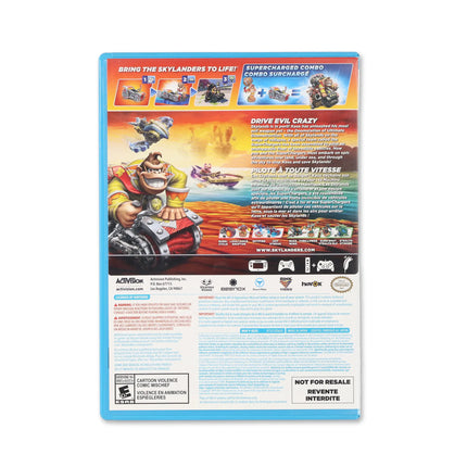 Skylanders SuperChargers for Wii U - Box back - Product gallery.