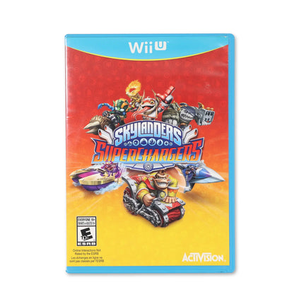 Skylanders SuperChargers for Wii U - Box front - Complete in box or box and game.