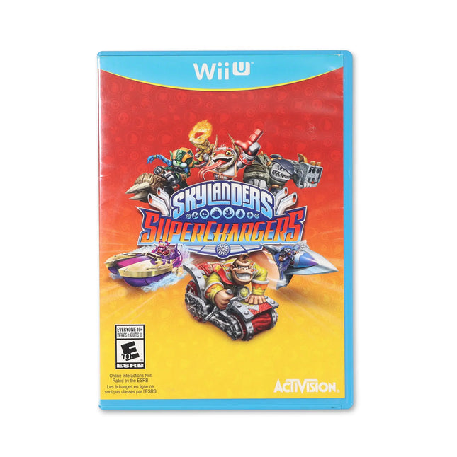 Skylanders SuperChargers for Wii U - Box front - Complete in box or box and game.