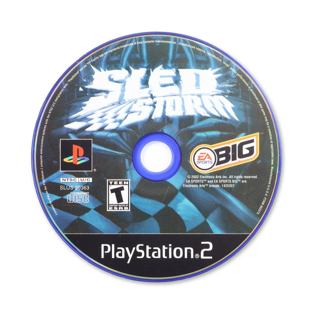 Sled Storm for Sony PlayStation 2 - Disc front with label - Game only.