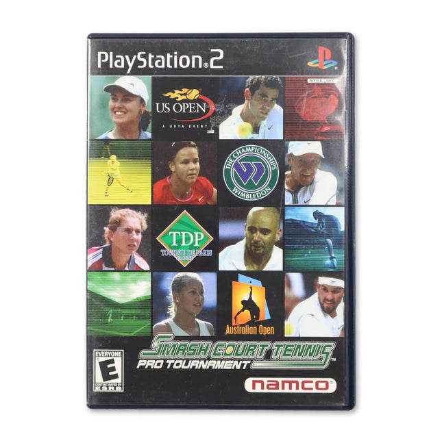 Smash Court Tennis Pro Tournament for Sony PlayStation 2 - Case front cover - Complete in box or case and game.