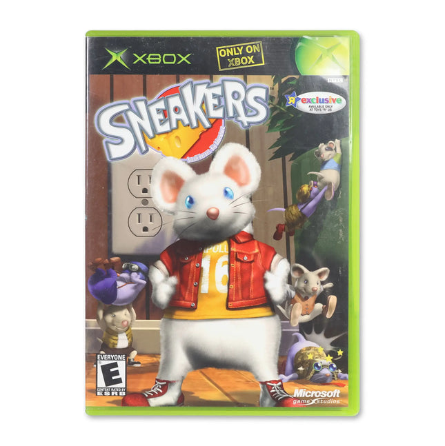 Sneakers for Microsoft Xbox - Case front cover - Complete in box or case and game.
