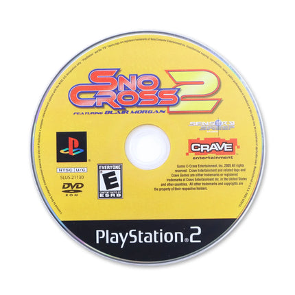 SnoCross 2 for Sony PlayStation 2 - Disc front with label - Game only.
