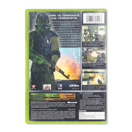 Soldier of Fortune 2 for Microsoft Xbox - Case back cover - Product gallery.