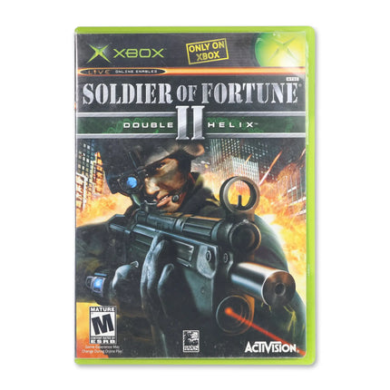 Soldier of Fortune 2 for Microsoft Xbox - Case front cover - Complete in box or case and game.