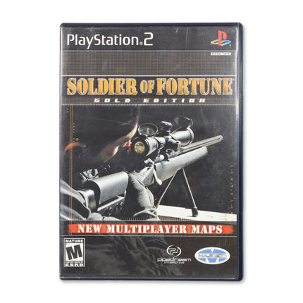 Soldier of Fortune: Gold Edition for Sony PlayStation 2 - Case front cover - Complete in box or case and game.