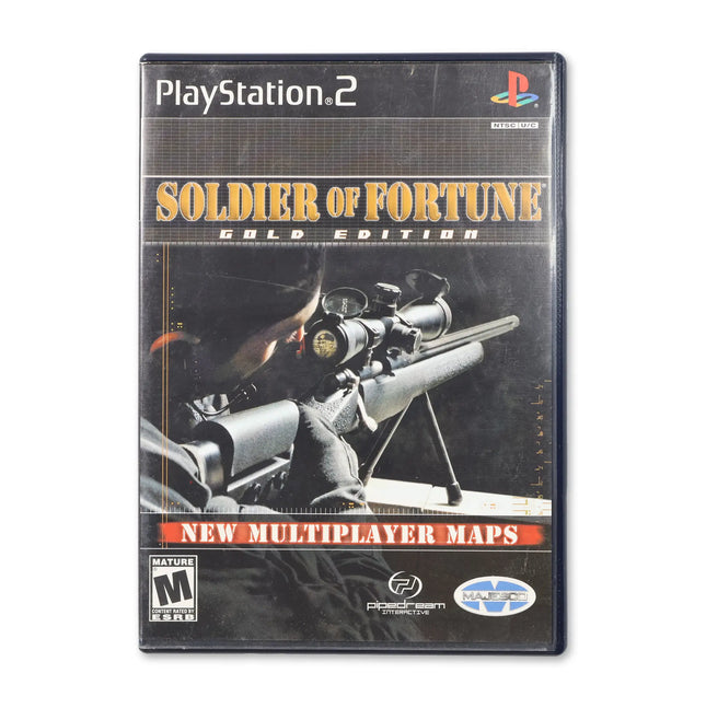 Soldier of Fortune: Gold Edition for Sony PlayStation 2 - Case front cover - Complete in box or case and game.
