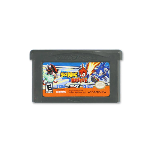 Sonic Battle for Nintendo Game Boy Advance - Cartridge front with label - Game only.