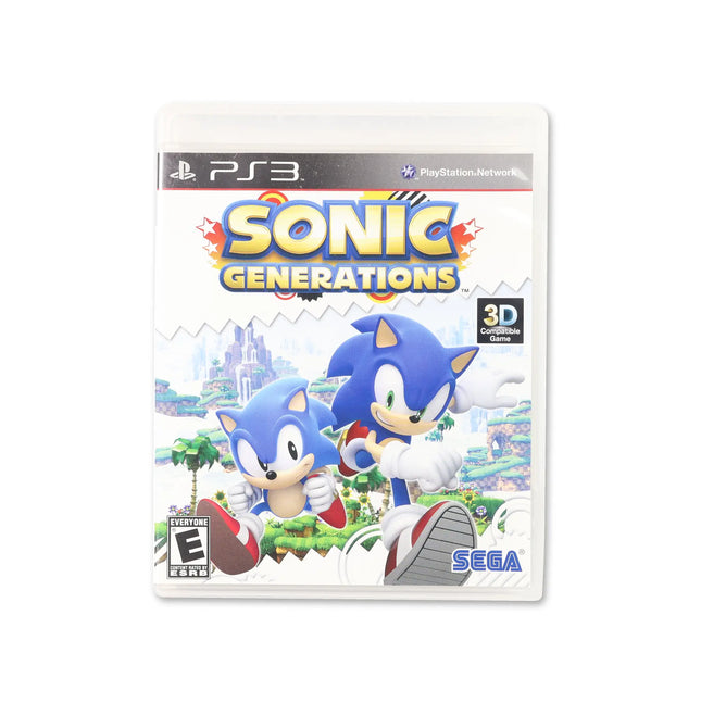 Sonic Generations for PlayStation 3 - Box front - Complete in box or box and game.