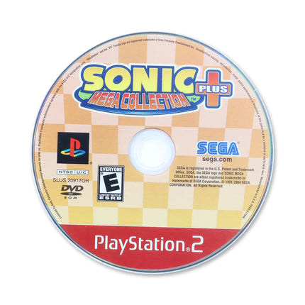 Sonic Mega Collection Plus [Greatest Hits] for Sony PlayStation 2 - Disc front with label - Game only.