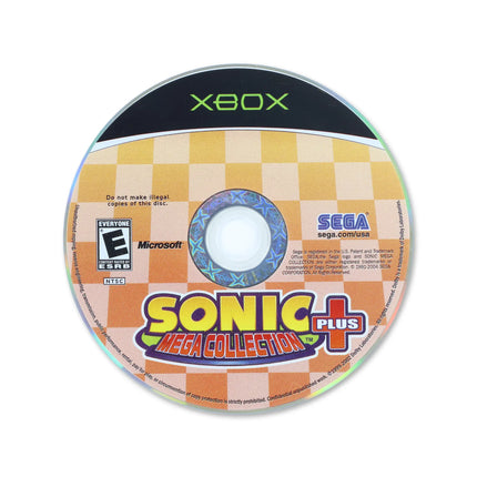 Sonic Mega Collection Plus for Microsoft Xbox - Disc front with label - Game only.