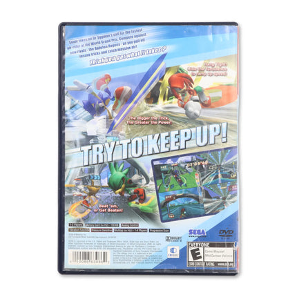 Sonic Riders [Greatest Hits] for Sony PlayStation 2 - Case back cover - Product gallery.