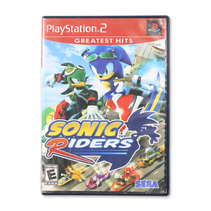 Sonic Riders [Greatest Hits] for Sony PlayStation 2 - Case front cover - Complete in box or case and game.