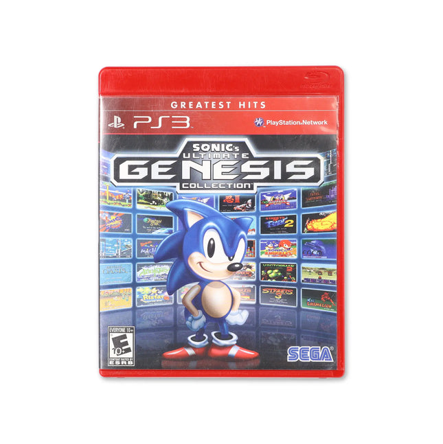 Sonic's Ultimate Genesis Collection [Greatest Hits] for PlayStation 3 - Box front - Complete in box or box and game.