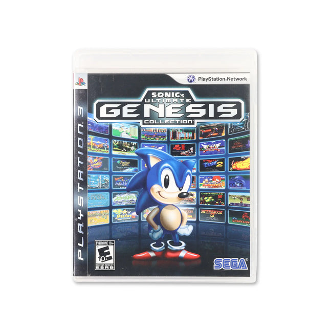 Sonic's Ultimate Genesis Collection for PlayStation 3 - Box front - Complete in box or box and game.