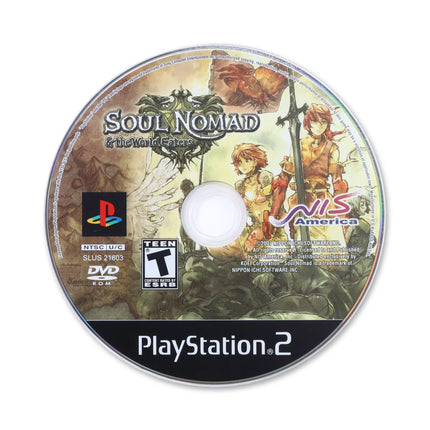 Soul Nomad for Sony PlayStation 2 - Disc front with label - Game only.