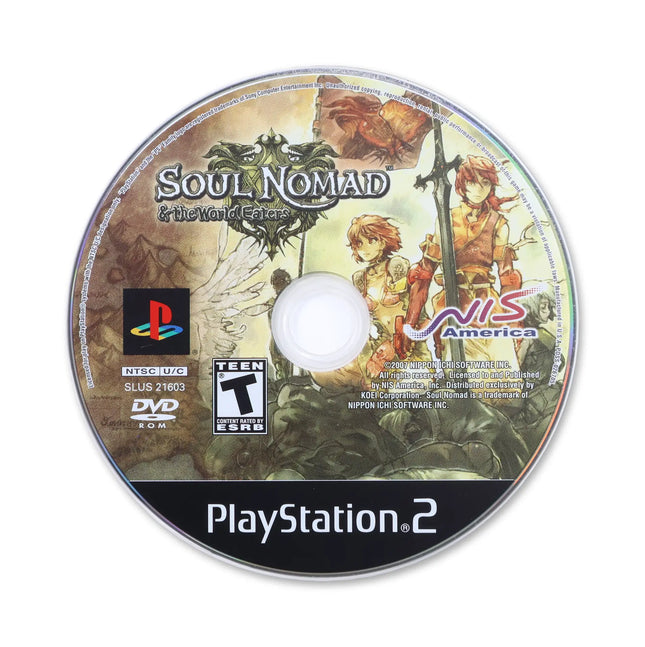 Soul Nomad for Sony PlayStation 2 - Disc front with label - Game only.