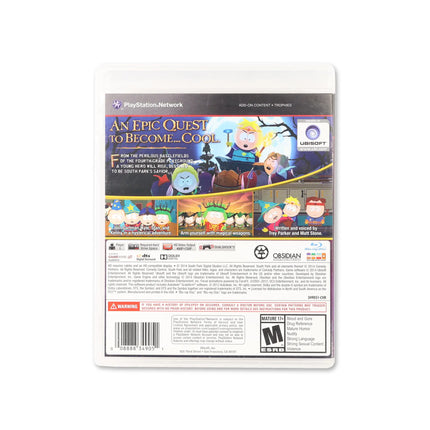 South Park: The Stick of Truth for PlayStation 3 - Box back - Product gallery.