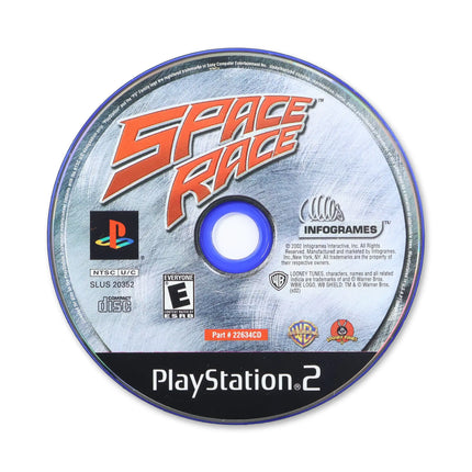 Space Race for Sony PlayStation 2 - Disc front with label - Game only.