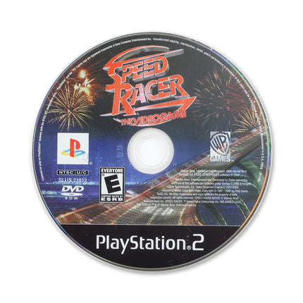 Speed Racer Video Game for Sony PlayStation 2 - Disc front with label - Game only.