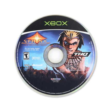Sphinx and the Cursed Mummy for Microsoft Xbox - Disc front with label - Game only.