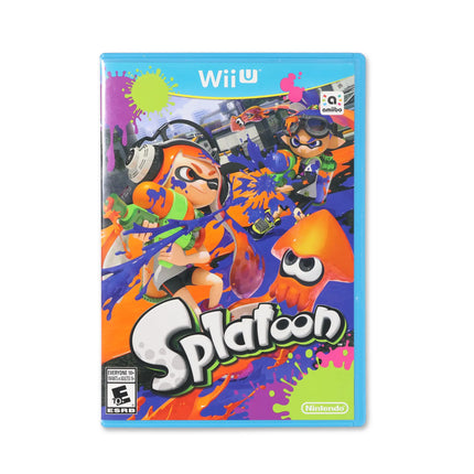 Splatoon for Wii U - Box front - Complete in box or box and game.
