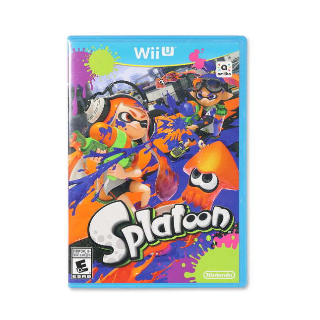 Splatoon for Wii U - Box front - Complete in box or box and game.