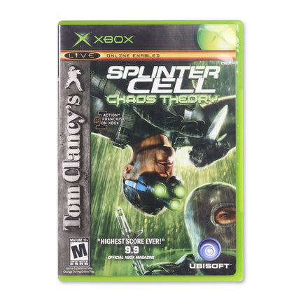 Splinter Cell Chaos Theory for Microsoft Xbox - Case front cover - Complete in box or case and game.