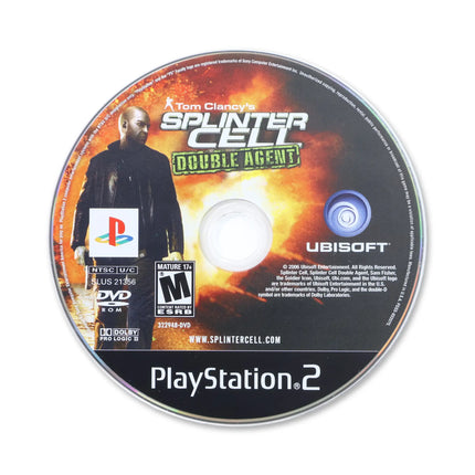 Splinter Cell Double Agent for Sony PlayStation 2 - Disc front with label - Game only.