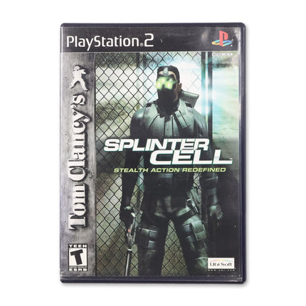Splinter Cell for Sony PlayStation 2 - Case front cover - Complete in box or case and game.