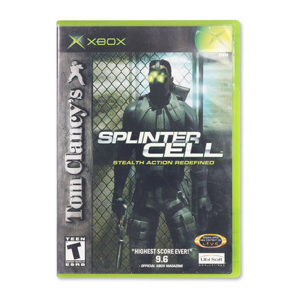 Splinter Cell for Microsoft Xbox - Case front cover - Complete in box or case and game.