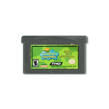 SpongeBob SquarePants Battle for Bikini Bottom for Nintendo Game Boy Advance - Cartridge front with label - Game only.