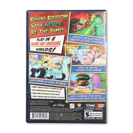 SpongeBob SquarePants Creature from Krusty Krab for Sony PlayStation 2 - Case back cover - Product gallery.