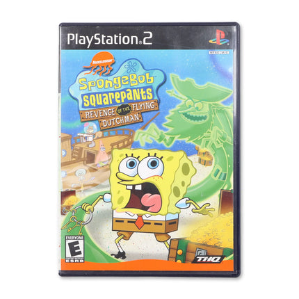 SpongeBob SquarePants Revenge of the Flying Dutchman for Sony PlayStation 2 - Case front cover - Complete in box or case and game.