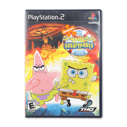 SpongeBob SquarePants The Movie for Sony PlayStation 2 - Case front cover - Complete in box or case and game.