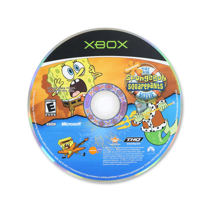 SpongeBob SquarePants The Movie for Microsoft Xbox - Disc front with label - Game only.