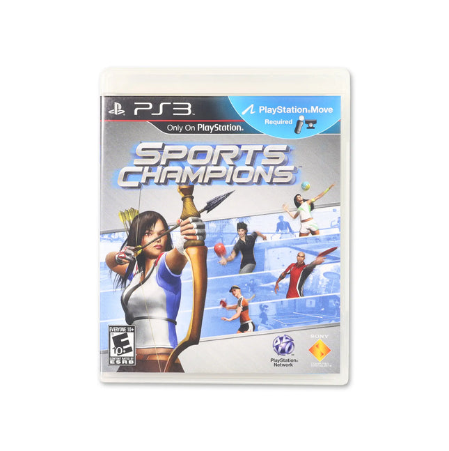 Sports Champions [Not For Resale] for PlayStation 3 - Box front - Complete in box or box and game.