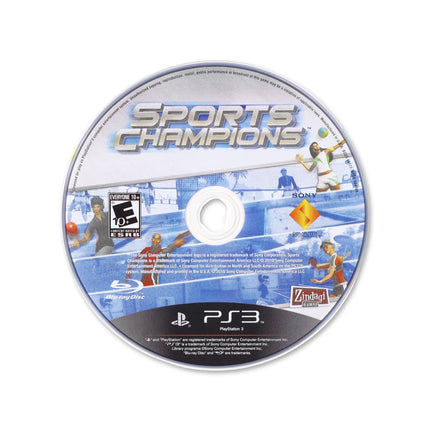 Sports Champions [Not For Resale] for PlayStation 3 - Cartridge front with label - Game only.