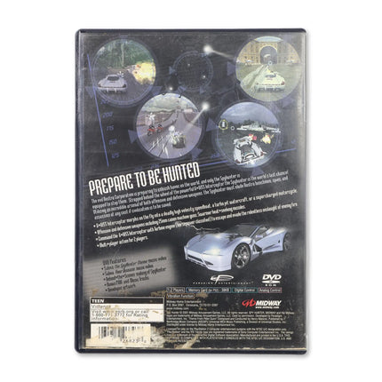 Spy Hunter [Greatest Hits] for Sony PlayStation 2 - Case back cover - Product gallery.
