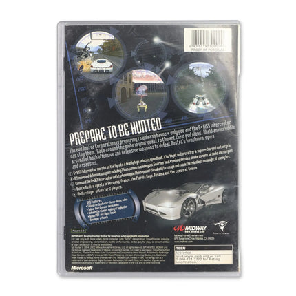 Spy Hunter [Platinum Hits] for Microsoft Xbox - Case back cover - Product gallery.