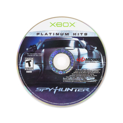 Spy Hunter [Platinum Hits] for Microsoft Xbox - Disc front with label - Game only.