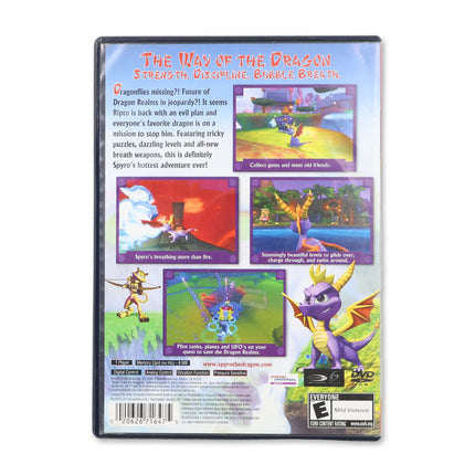 Spyro Enter the Dragonfly [Greatest Hits] for Sony PlayStation 2 - Case back cover - Product gallery.