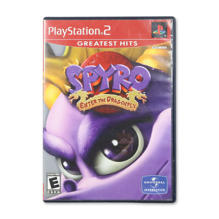 Spyro Enter the Dragonfly [Greatest Hits] for Sony PlayStation 2 - Case front cover - Complete in box or case and game.