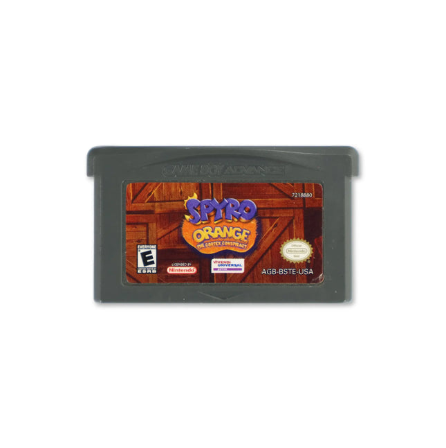 Spyro Orange The Cortex Conspiracy for Nintendo Game Boy Advance - Cartridge front with label - Game only.