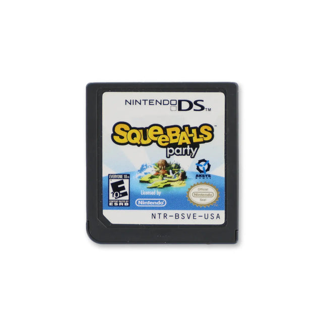 Squeeballs Party for Nintendo DS - Cartridge front with label - Game only.