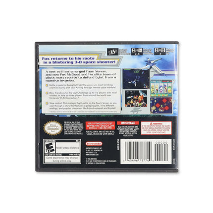 Star Fox Command for Nintendo DS - Box back - Product gallery.