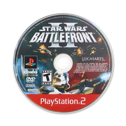 Star Wars Battlefront 2 [Greatest Hits] for Sony PlayStation 2 - Disc front with label - Game only.