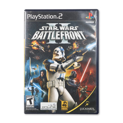 Star Wars Battlefront 2 for Sony PlayStation 2 - Case front cover - Complete in box or case and game.