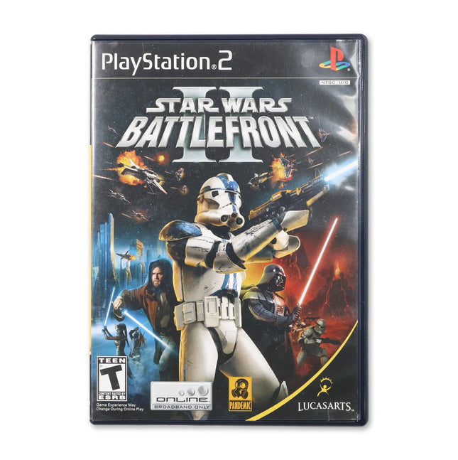 Star Wars Battlefront 2 for Sony PlayStation 2 - Case front cover - Complete in box or case and game.