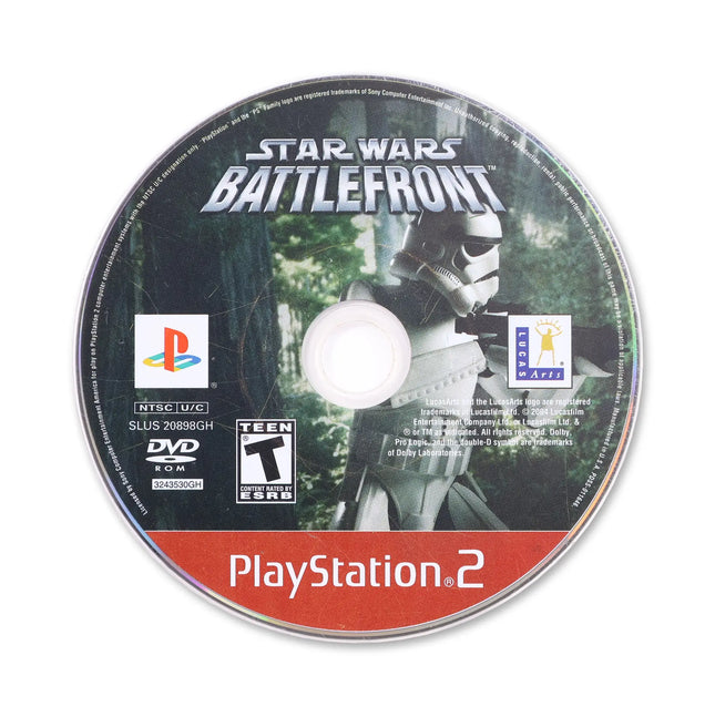 Star Wars Battlefront [Greatest Hits] for Sony PlayStation 2 - Disc front with label - Game only.